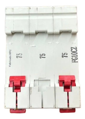Kit Com 2: Disjuntor Tripolar Sdd63c10 10a Curva C Steck