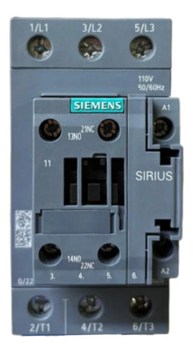 Contator 3rt1035-1ag20 110v 50/60hz Siemens 110v