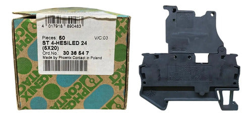 Borne Fusivel Cx 50pcs St 4-hesiled 24 5x20 3036547