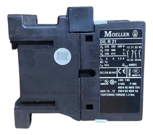 Kit Com 2: Contator Auxiliar Dilr31 3na1nf 220v Moeller 220v