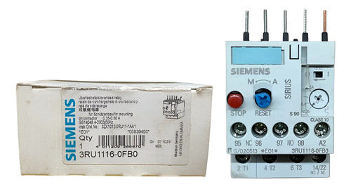 Relé Térmico 3ru1116-0fb0 0,35-0,50a Siemens -