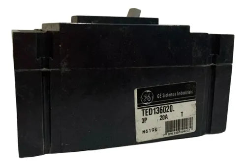 Disjuntor Tripolar Ted136020 20a GE