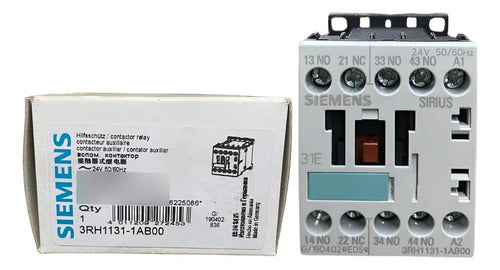 Contator Auxiliar 3rh1131-1ab00 3na+1nf 24v Siemens 24v