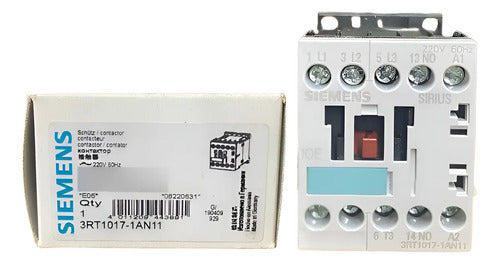 Contator 3rt1017-1an11 220v 12a Siemens 220v