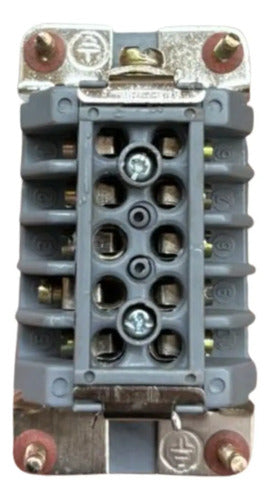Kit C/ 2 Peças: Miolo Femea 10p Smb-10 Steck Cinza