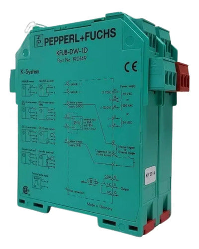 Rele Monitor De Velocidade Kfu8-dw-1.d 190149 Pepperl+fuchs -