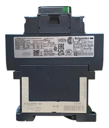 Contator Tesys Deca 4p 20a 1na+1nf 24vcc Lc1dt20bd Schneider