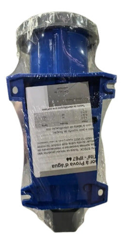 Tomada 3p+n+t 63a 200/250v 9h Azul Ip67 S5509w Steck Azul