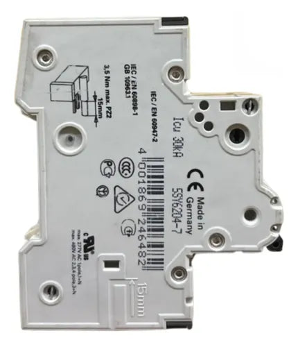 Disjuntor Bipolar 5sy6204-7 C4 Siemens