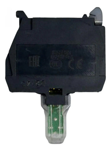Bloco De Contato Luminoso Led Verde 120vca Zalvg3 Schneider Verde 127v