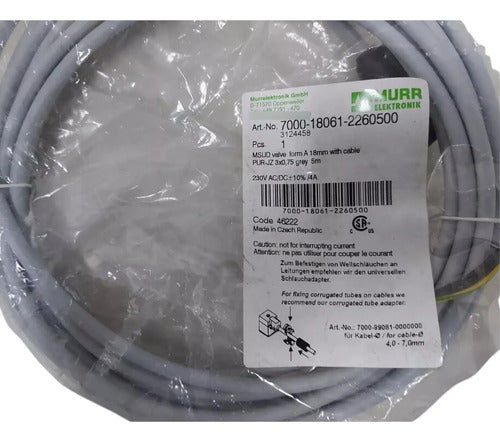 Conector Plug A 18mm 7000-18061-2260500 Murr Novo!
