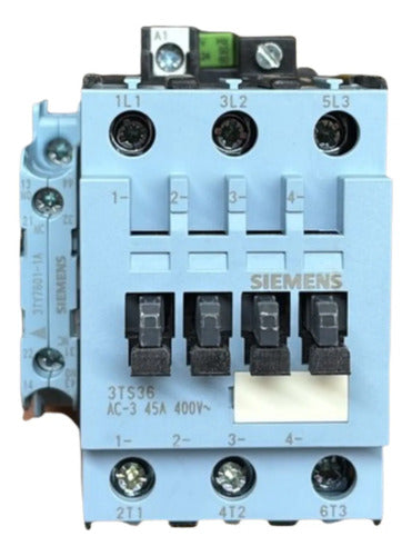 Contator 3ts3611-0ac2 Siemens 1naf 24v 45a Novo! 24vca