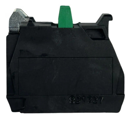 Kit Com 4 Peças: Bloco De Contato 1na Zbe101n Schneider Preto C/ Verde 1na