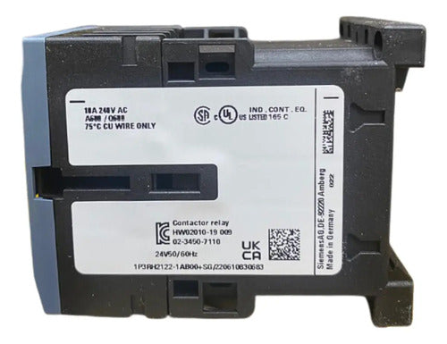 Contator Auxiliar 3rh2122-1ab00 24vca Siemens 24vca