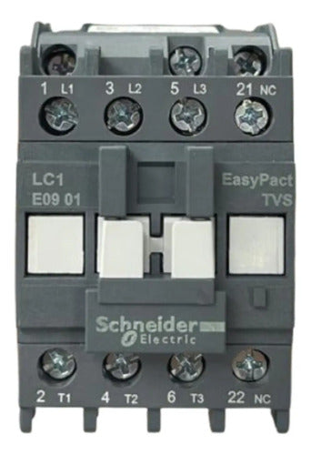 Contator Tripolar 9a 1nf 440vca Lc1e0901r6 Schneider 440v