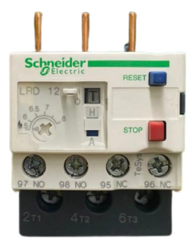 Relé De Sobrecarga Térmica 5.5-8a 1na+1nf Lrd12 Schneider 690v