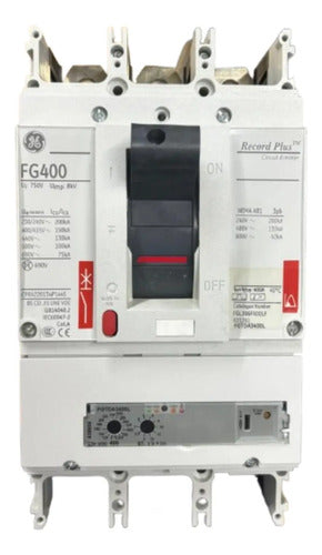 Disjuntor Tripolar 400a 150ka Fgl37da400lf Lf GE