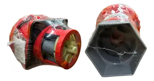 Kit Tomada A4646 + Plug A4676 125a 3p+t 380/440v Vm Steck Vermelho