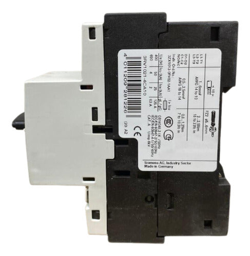 Disjuntor Motor 3rv1021-4ca10 17-22a Siemens - 50/60hz