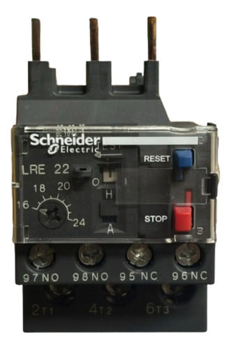 Relé De Sobrecarga Térmico 16-24a Lre22 Schneider 690 Vca