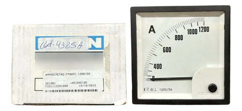 Amperimetro Fm96pc 1200/5a Kron
