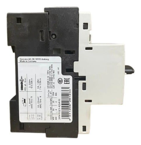Disjuntor Motor Tripolar 20-25a 3rv1021-4da10 Siemens - 50/60hz