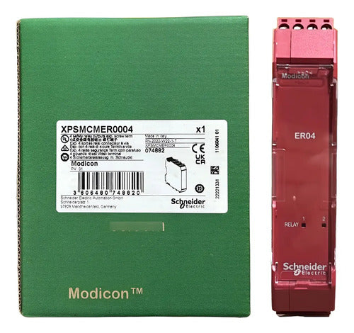 Modulo Para Rele De Segurança Xpsmcmer0004 Schneider 24v