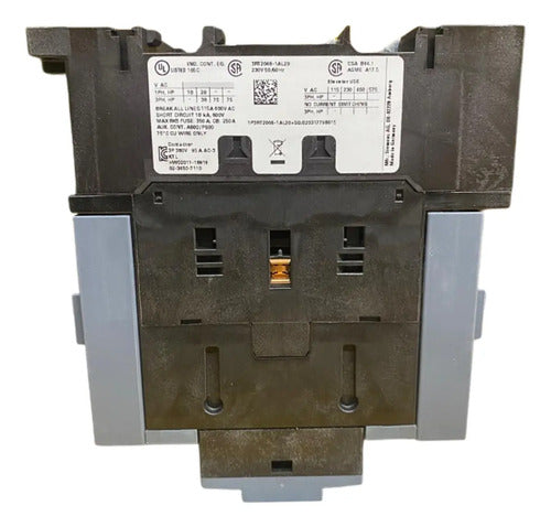 Contator Tripolar 3rt2046-1al20 230v 95a 45kw Siemens 220v