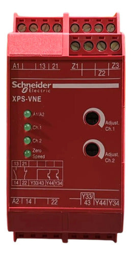 Rele De Segurança Velocidade 0 24vcc Xpsvne1142p Schneider 24vcc