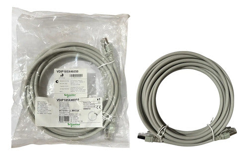 Patch Cord Cat6a 10g Lszh Cinza 5m Vdip185x46050 Schneider
