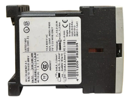 Contator Auxiliar 110v 6a 2na+2nf 3rh1122-1bf40 Siemens 110v