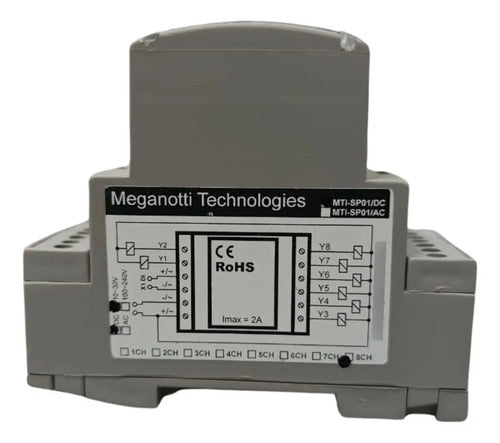 Sequenciador Pulsos De Limpeza 8 Canais Mti-sp01 Meganotti