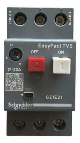 Disjuntor Motor Termomagnético 17-23a Gz1e21 Schneider 690v 50/60 Hz