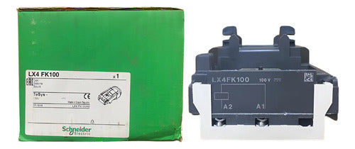 Bobina Para Lc1f 100vcc Lx4fk100 Schneider 100v