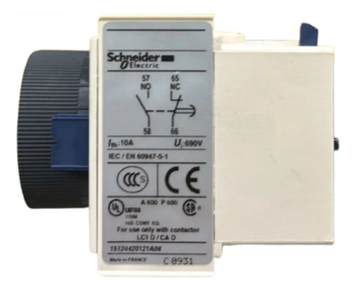 Bloco De Contato Auxiliar Ajuste 10-180s Ladr4 Schneider 690v
