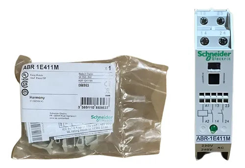 Modulo Interface Abr1e411m 2na 230/240v Schneider Cinza 240v