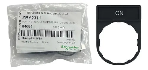 Kit Com 4 Peças: Porta Etiqueta 30x40mm Zby2311 Schneider