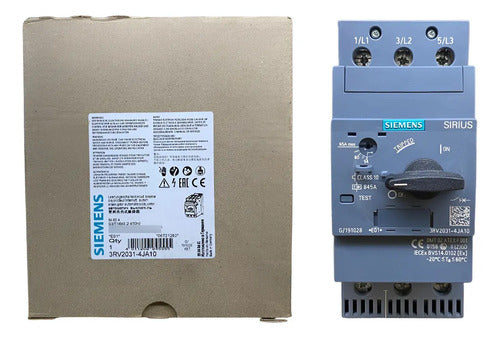 Disjuntor Motor 3rv2031-4ja10 54-65a Siemens - 50/60hz