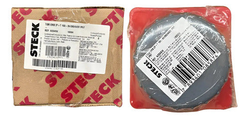 Tomada Emb N3049w 2p+t 16a 380/440v 9h Vermelha Steck Vermelho
