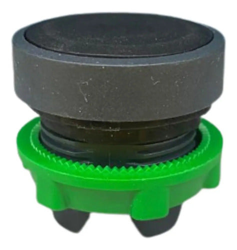 Kit Com 2 Peças: Cabeçote Para Botão Preto Zb5ah02 Schneider Preto -