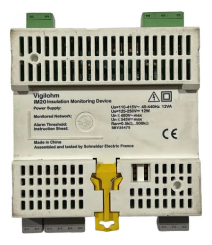 Rele Monitor De Isolacao Im20 110/415vac Imd-im20 Schneider 110-415vac