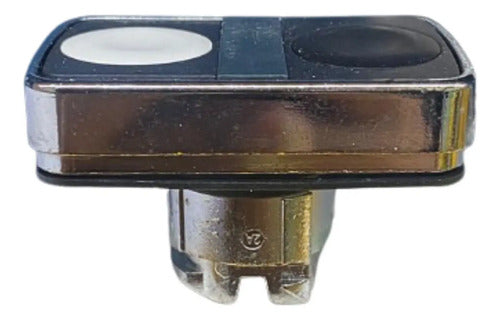 Cabeçote P/ Botão Duplo Ø22mm Branco Pt Zb4ba7120 Schneider Preto E Branco -