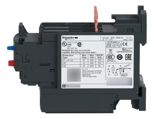 Relé De Sobrecarga Térmica 17-25a 1na+1nf Lrd325 Schneider -