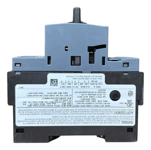 Disjuntor Motor 3rv2021-1ha10 5,5-8,0a Siemens Não Informado 50/60hz