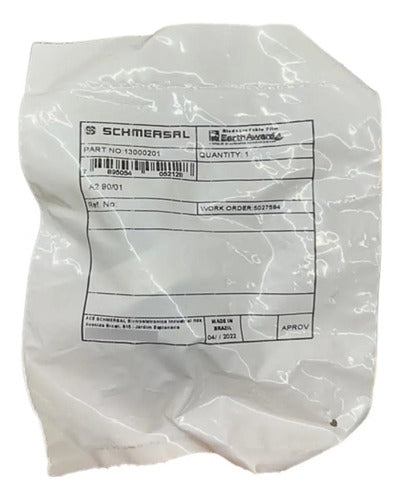 Comutador A2 90/01 Com Trava 22 Mm 2 Posições Ace Schmersal Preto Não Informado