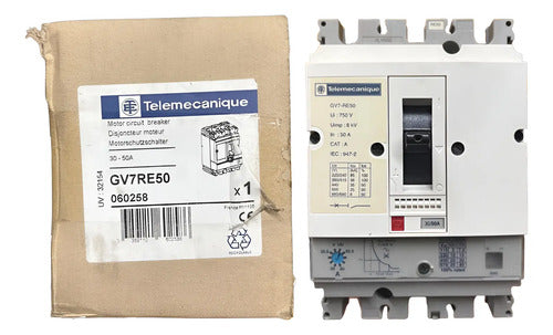 Disjuntor Tesys Gv7 30-50a 36ka Gv7re50 Telemecanique - 50 60 Hz