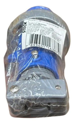 Plug Shock Tite 3p+t 16a 200/250v 9h S4079wnq Azul Steck Azul