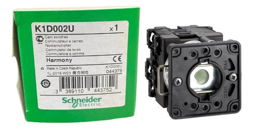 Bloco Comutador Base Inv C Pos Diam 2polos K1d002u Schneider Preto -