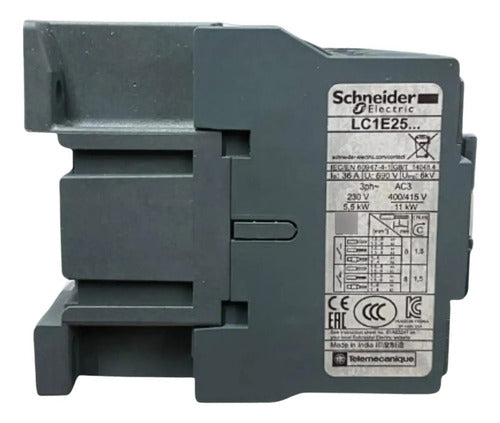 Contator 3p Easypact Tvs 25a 1nf 24vca Lc1e2501b7 Schneider 24v