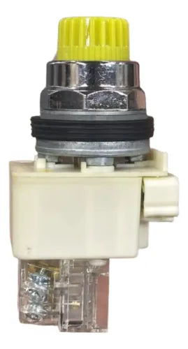 Botão 30mm Metálico 1naf Amarelo 9001k2l38lyyh13 Schneider Amarelo -